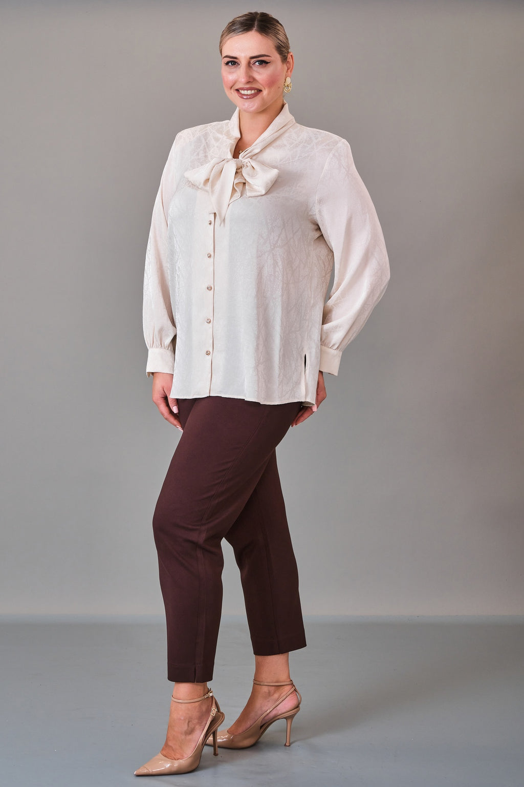 Kifayet - Extended Plus Size Shirt (KFT27K23800) - 8690200228148