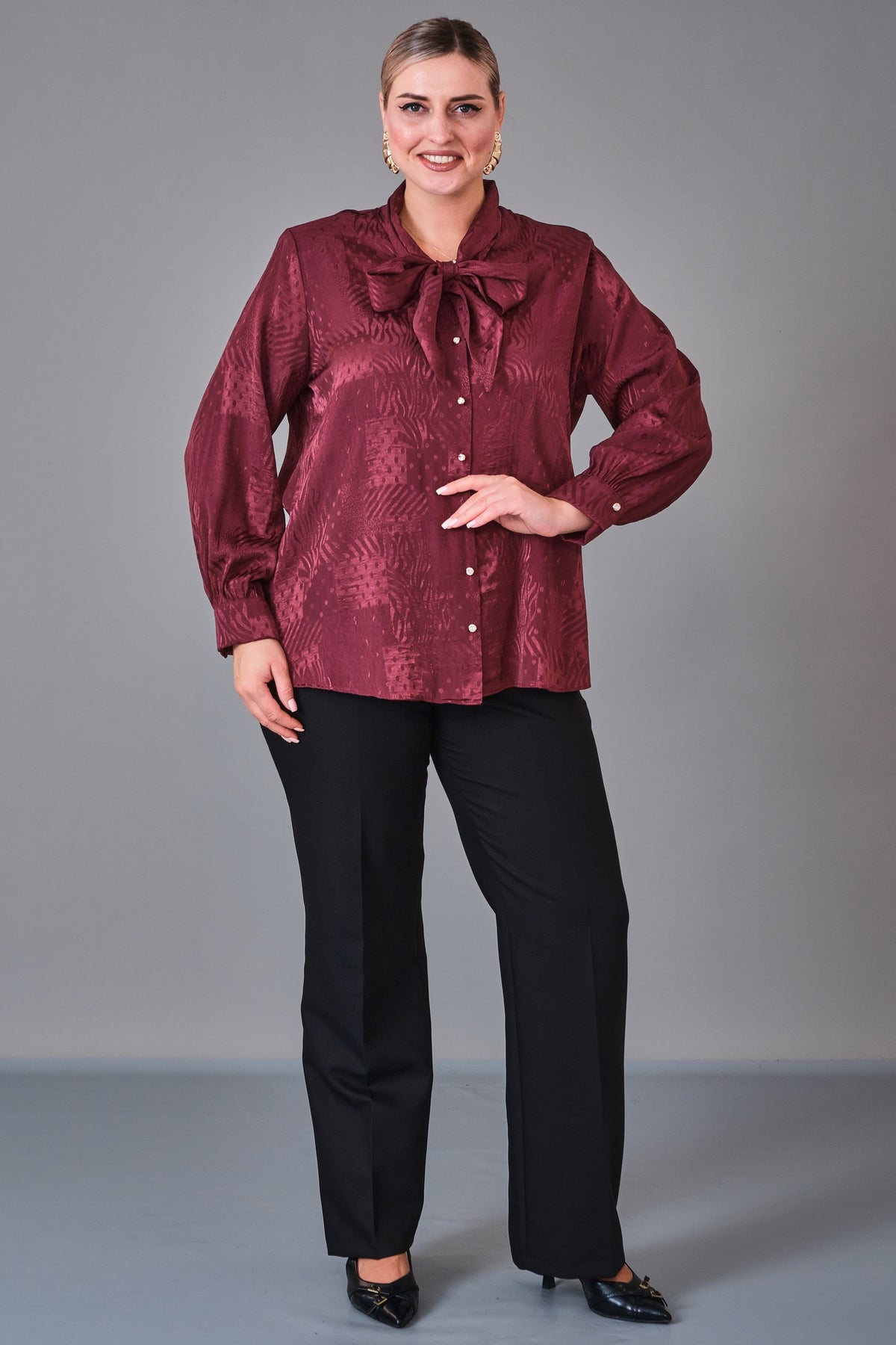 Kifayet - Extended Plus Size Shirt (KFT27K23800)