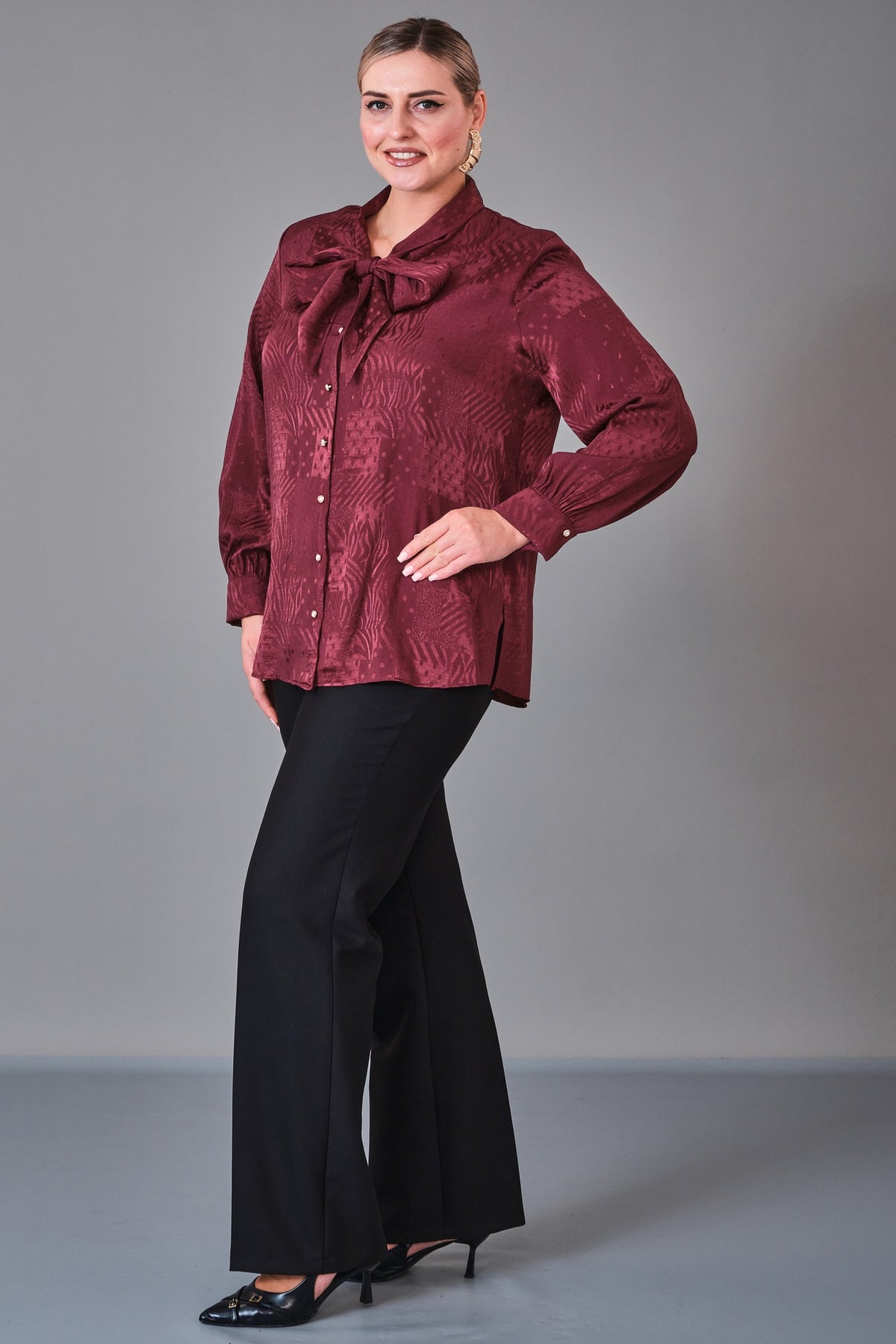 Kifayet - Extended Plus Size Shirt (KFT27K23800)