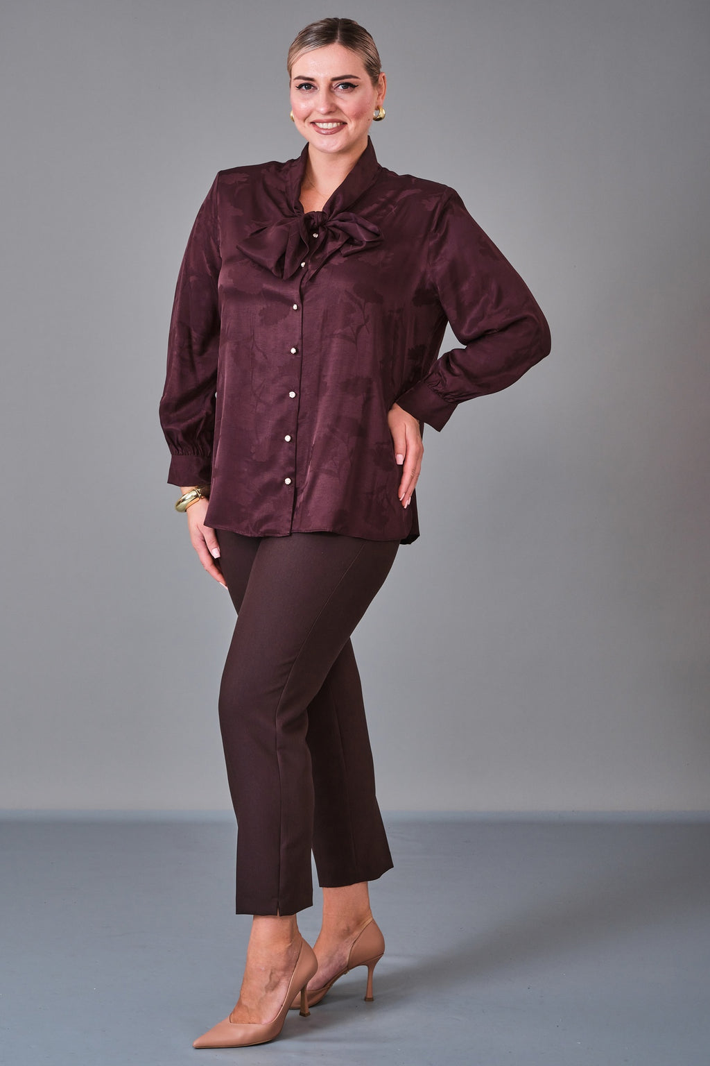 Kifayet - Extended Plus Size Shirt (KFT27K23800) - 8690200228179