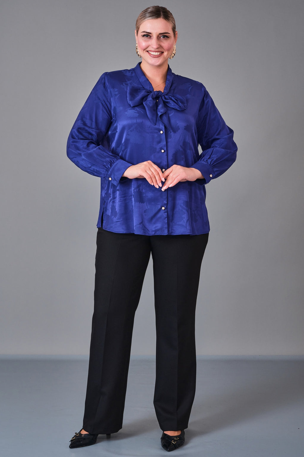Kifayet - Extended Plus Size Shirt (KFT27K23800) - 8690200228186