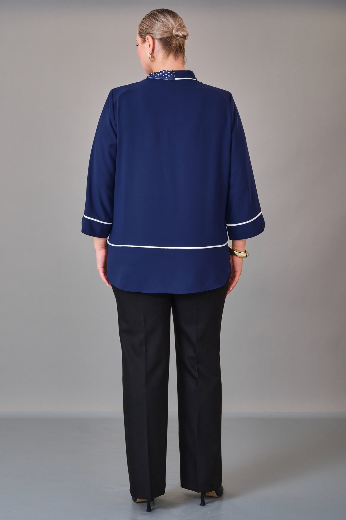 Kifayet - Extended Plus Size Blouse (KFT27K23806)