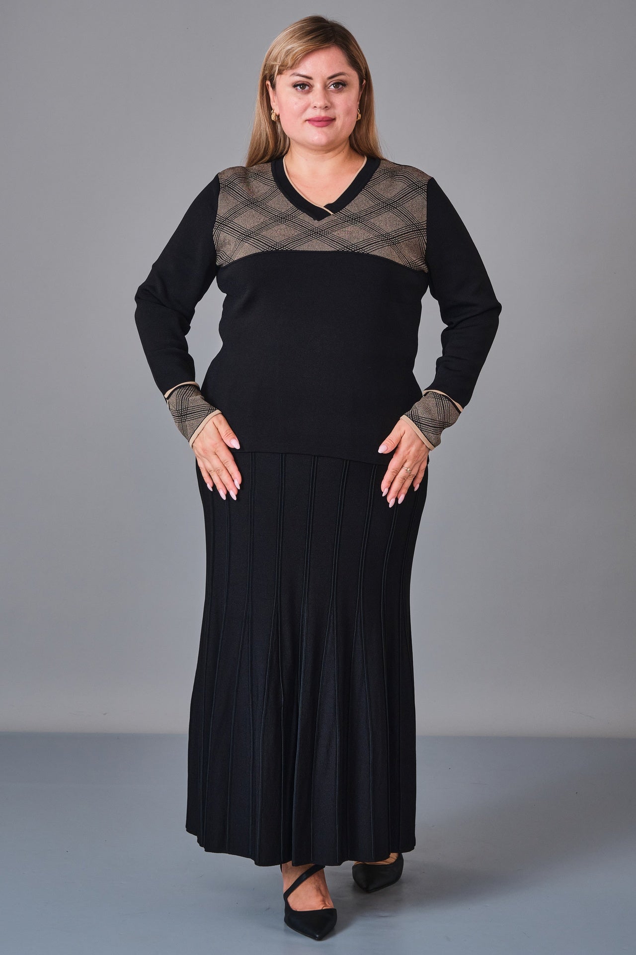 Desender - Plus Size Knitwear (DES27K3567) - 8690200228377