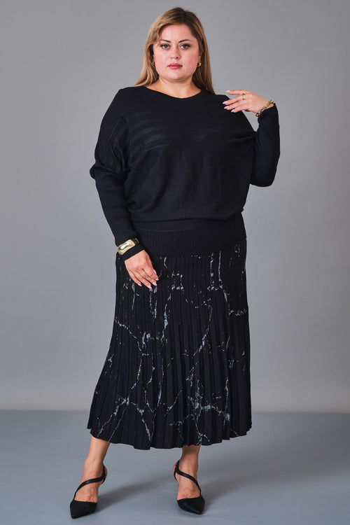 Desender - Plus Size Knitwear (DES27K3591) - 8690200228469