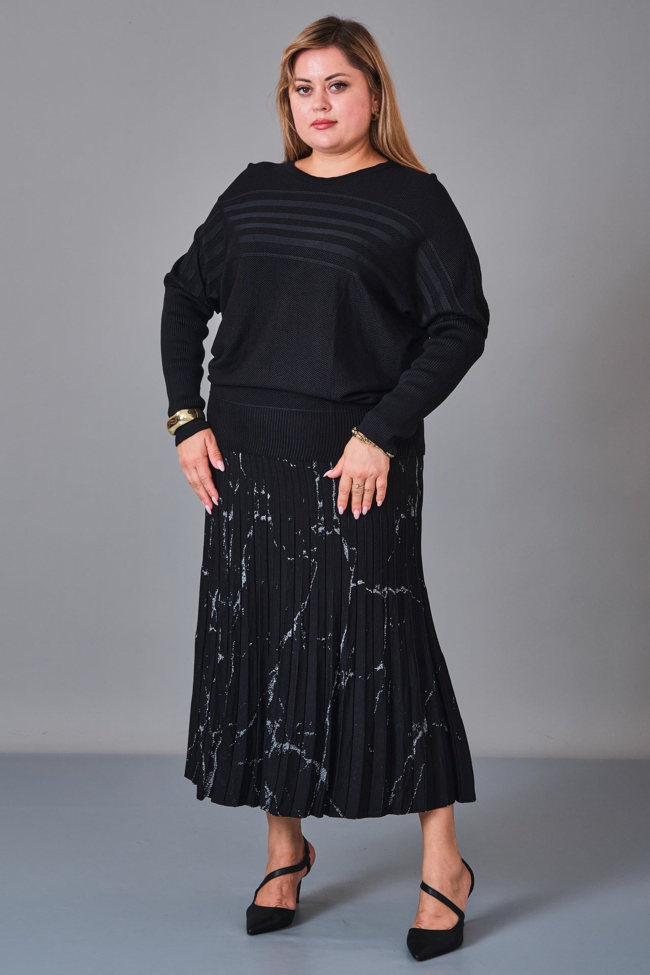 Desender - Plus Size Knitwear (DES27K3591) - 8690200228469