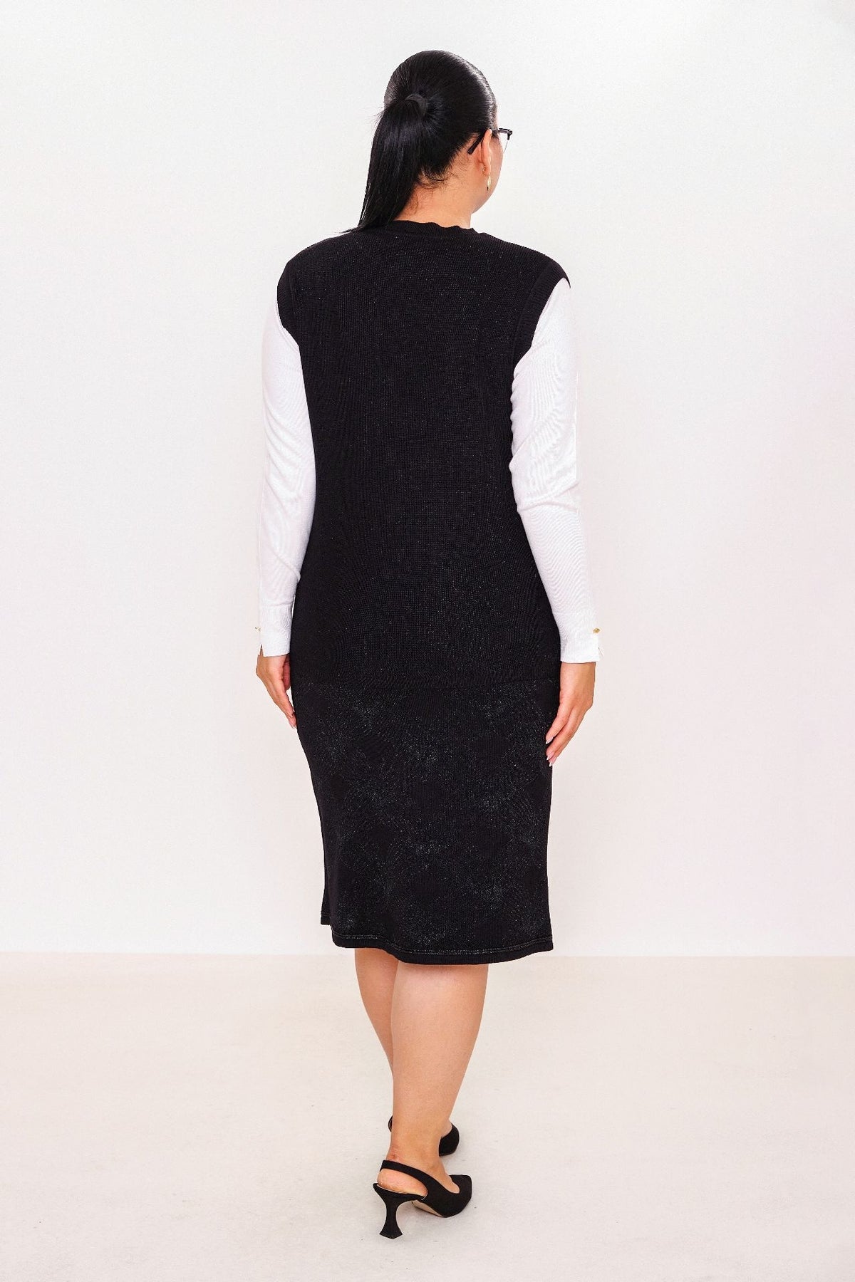 Desender - Plus Size Waistcoat (DES27K4207-1)