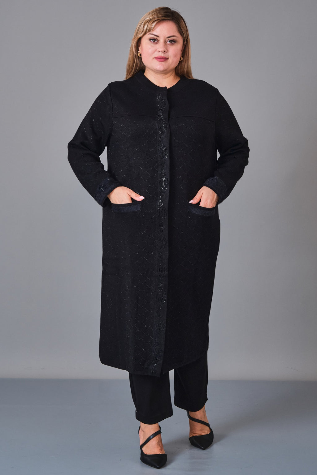Desender - Plus Size Cardigan (DES27K4301) - 8690200228483