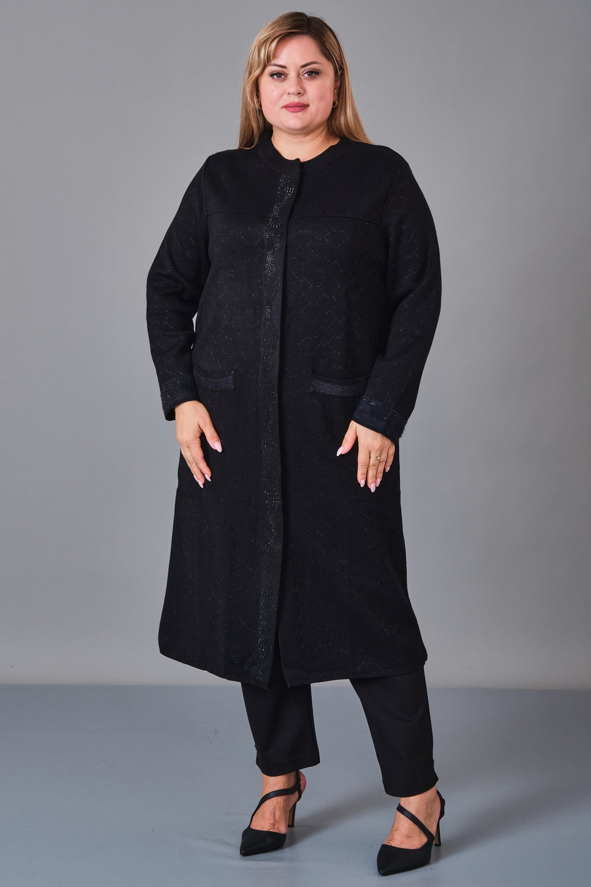 Desender - Plus Size Cardigan (DES27K4301) - 8690200228483