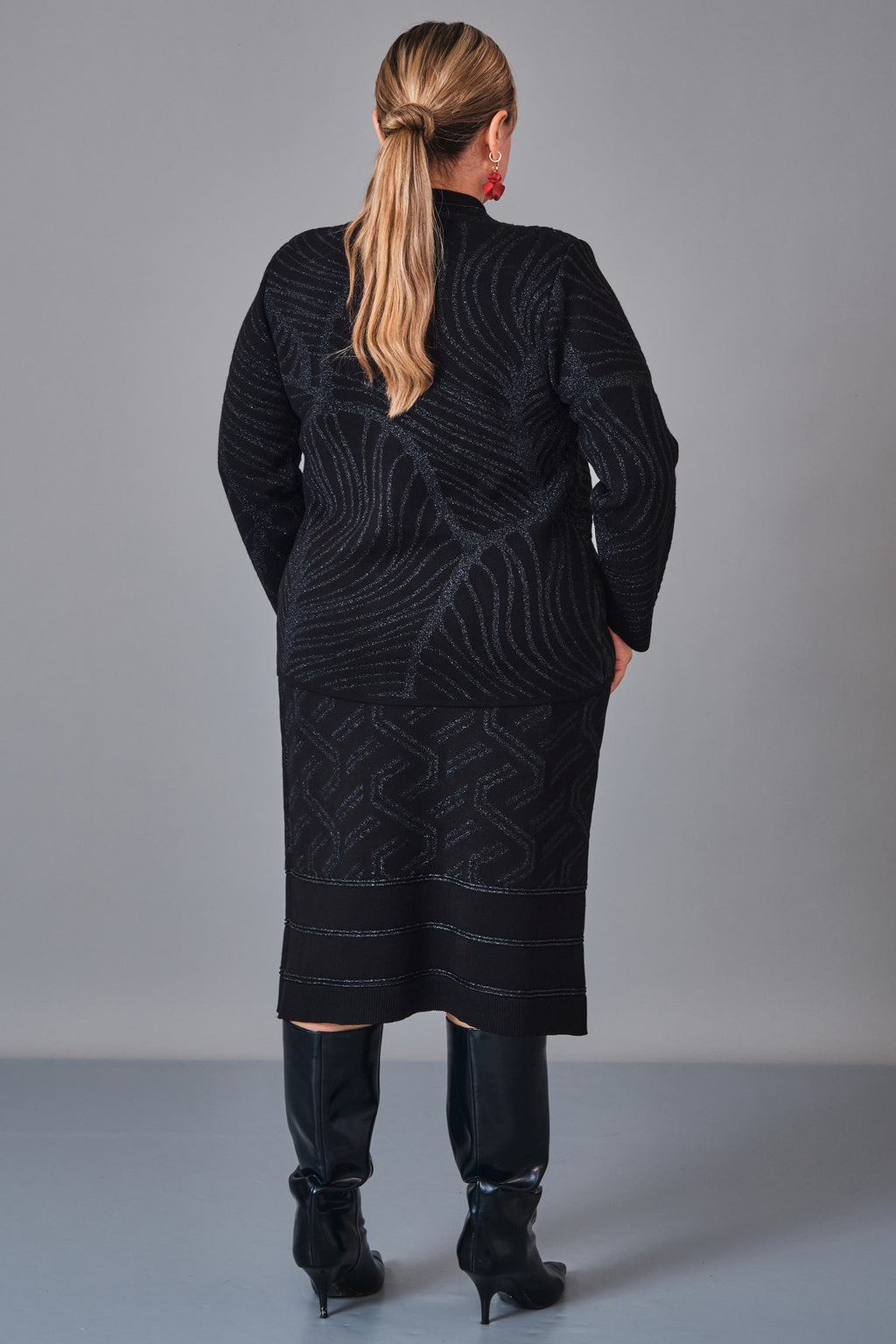 Desender - Plus Size Cardigan (DES27K43103) - 8690200228490