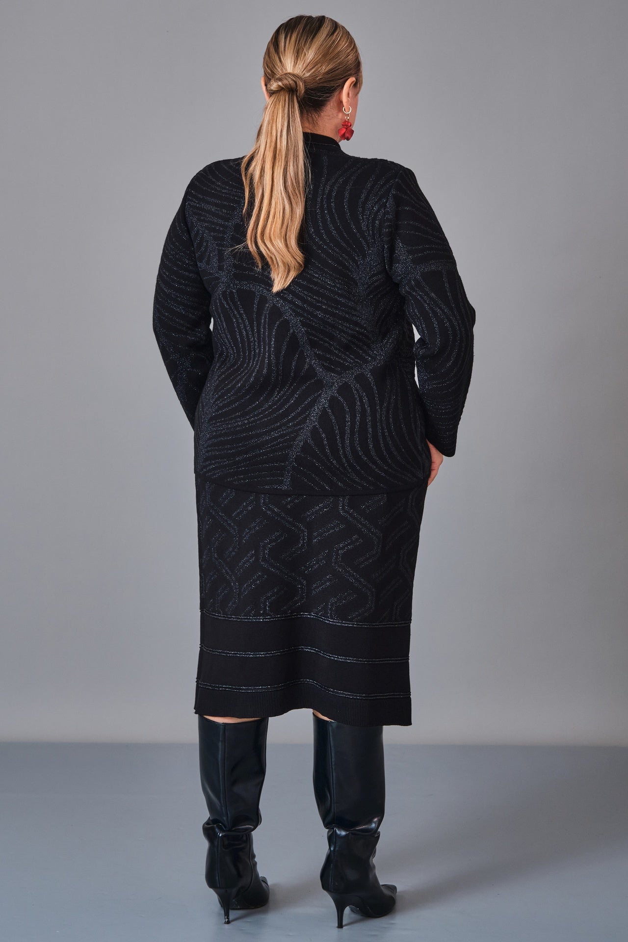 Desender - Plus Size Cardigan (DES27K43103) - 8690200228490