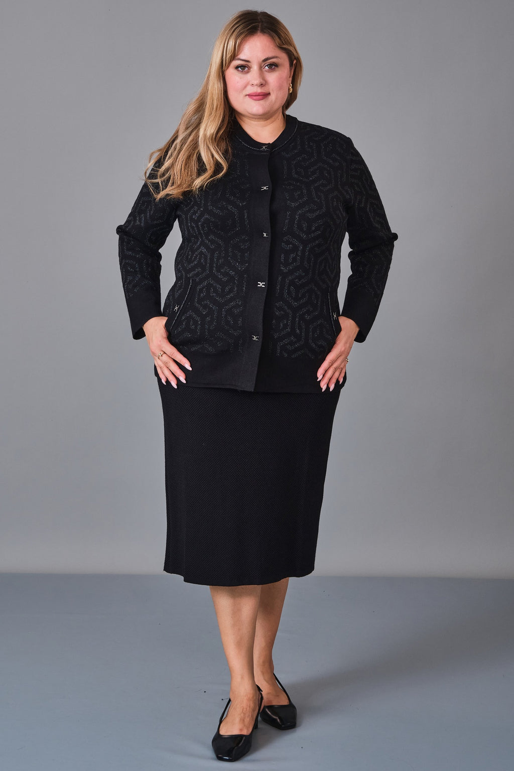 Desender - Plus Size Cardigan (DES27K43134) - 8690200228520