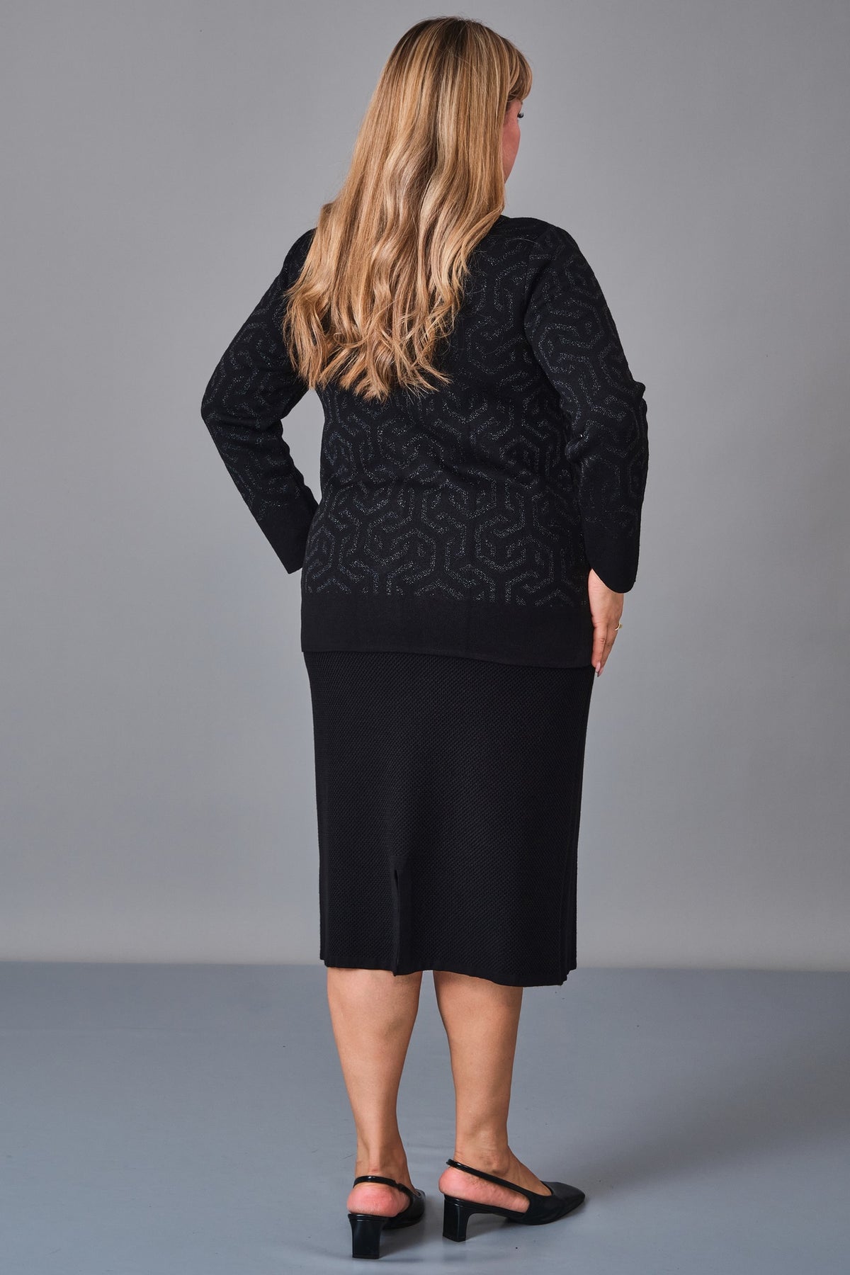 Desender - Plus Size Cardigan (DES27K43134) - 8690200228520
