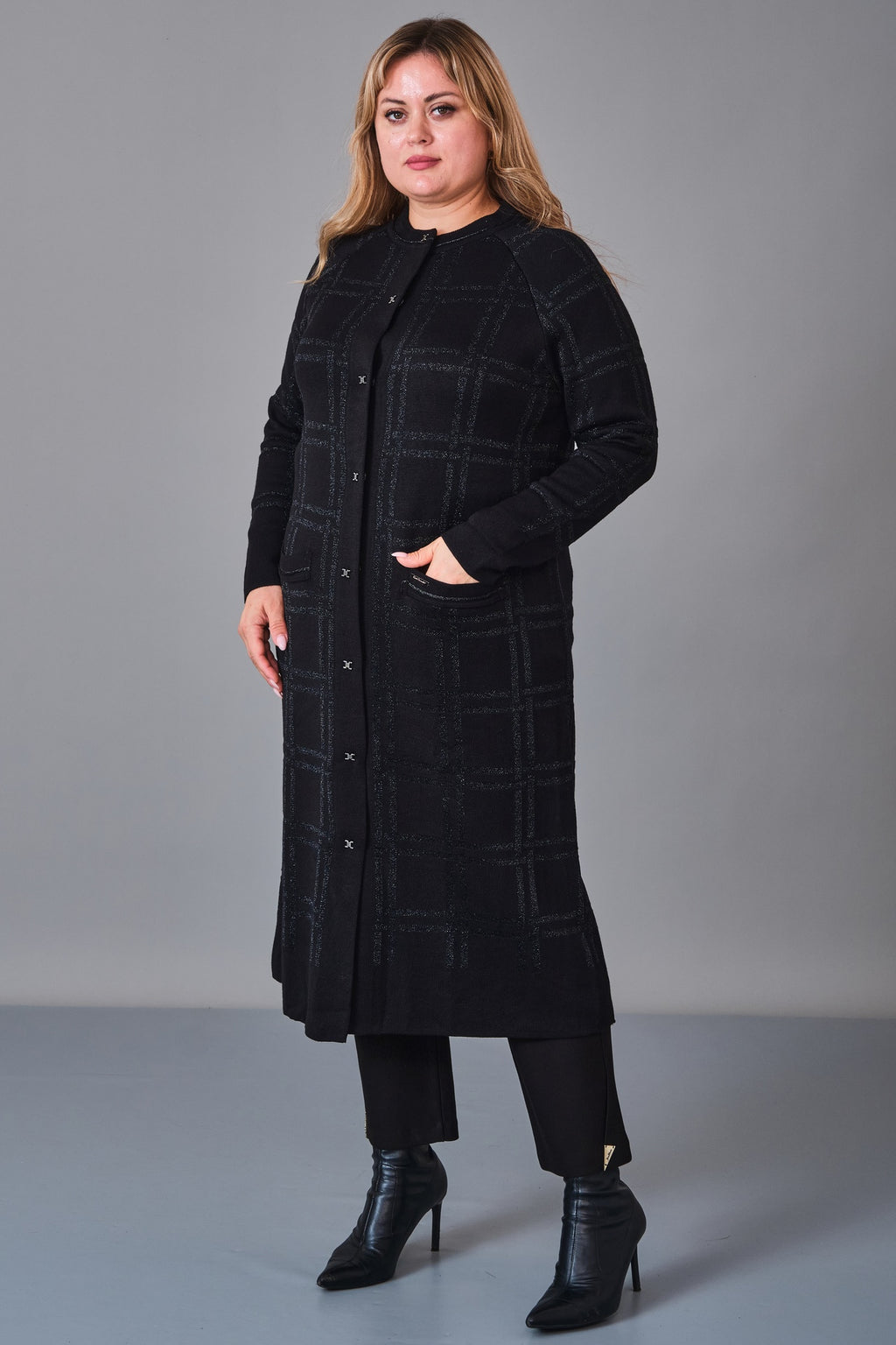 Desender - Plus Size Cardigan (DES27K43400) - 8690200228551