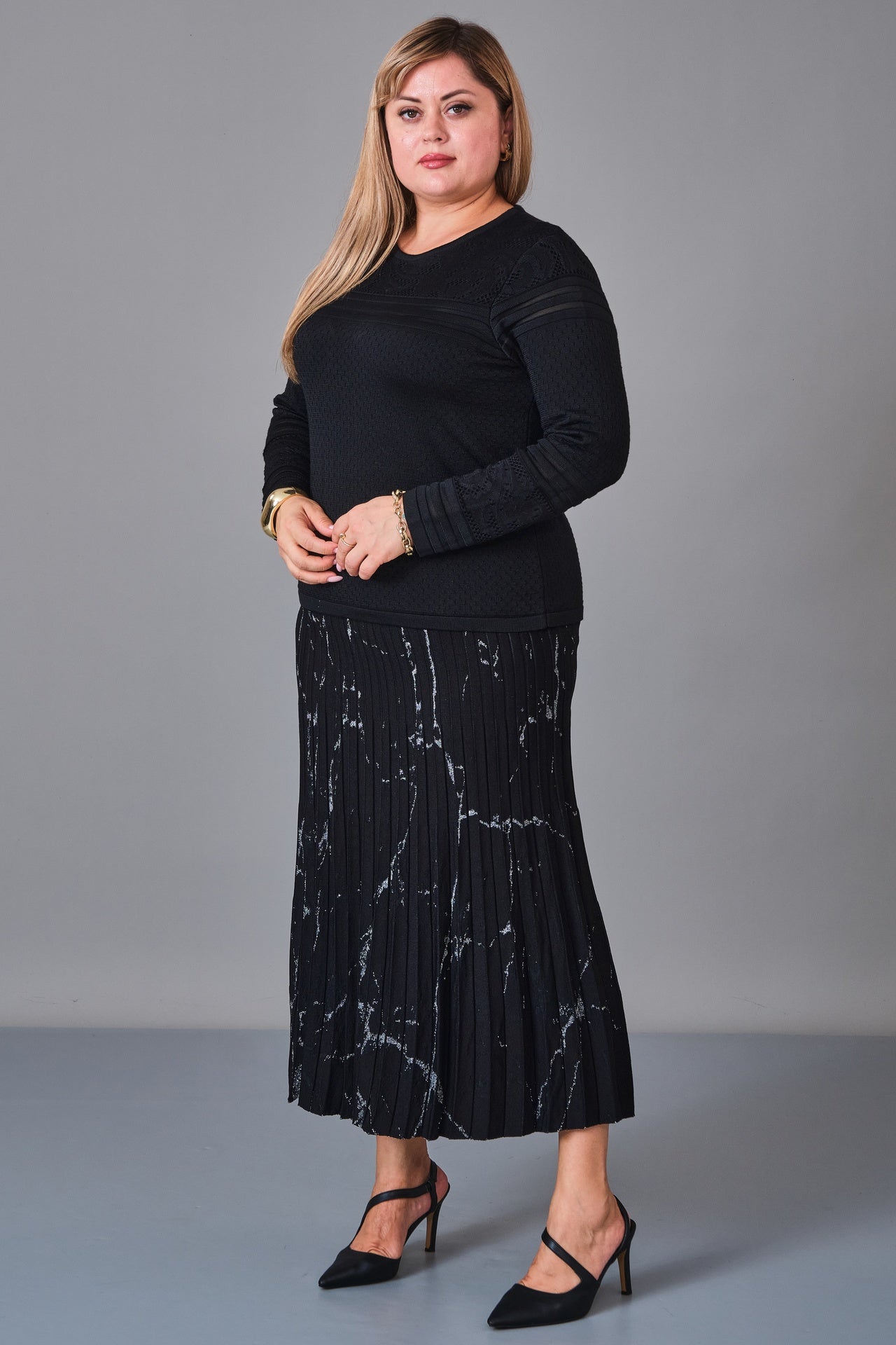Desender - Plus Size Knitwear (DES27K3594) - 8690200228582