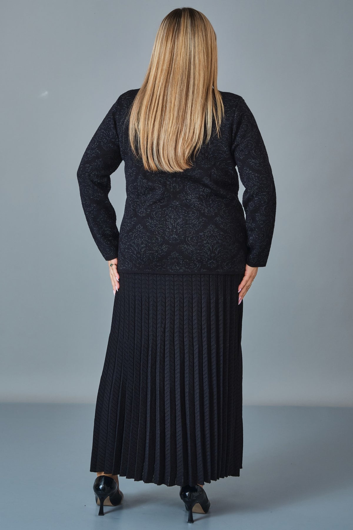 Desender - Plus Size Cardigan (DES27K43126) - 8690200228629