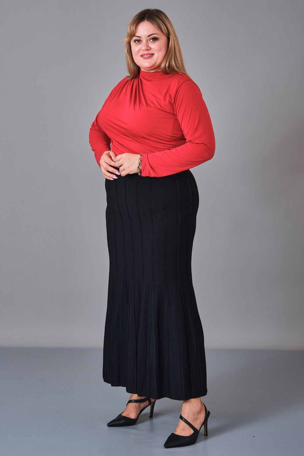 Desender - Plus Size Skirt Knitwear (DES27K5652) - 8690200228681