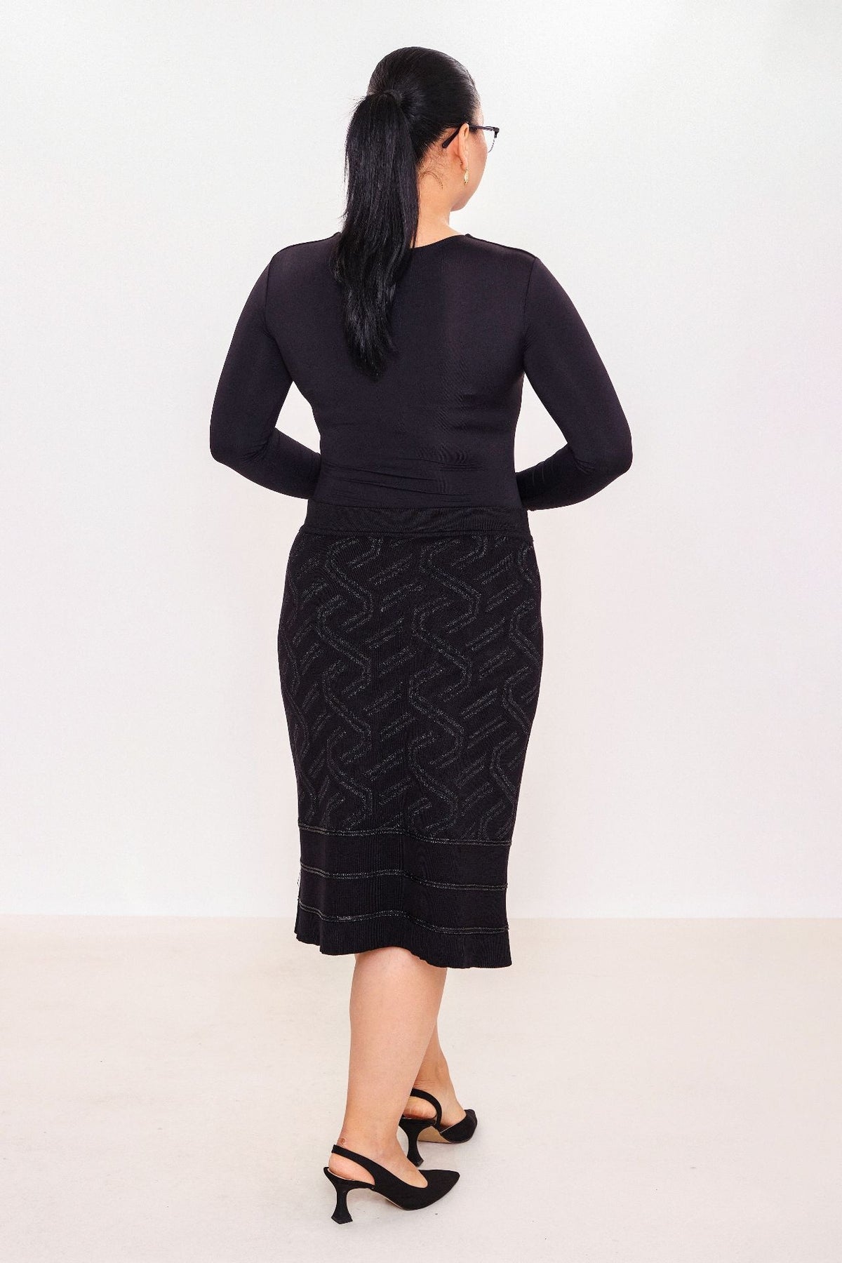 Desender - Plus Size Skirt Knitwear (DES27K5665)