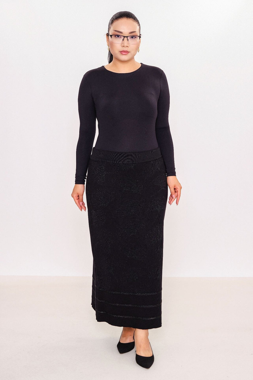 Desender - Plus Size Skirt Knitwear (DES27K5668)