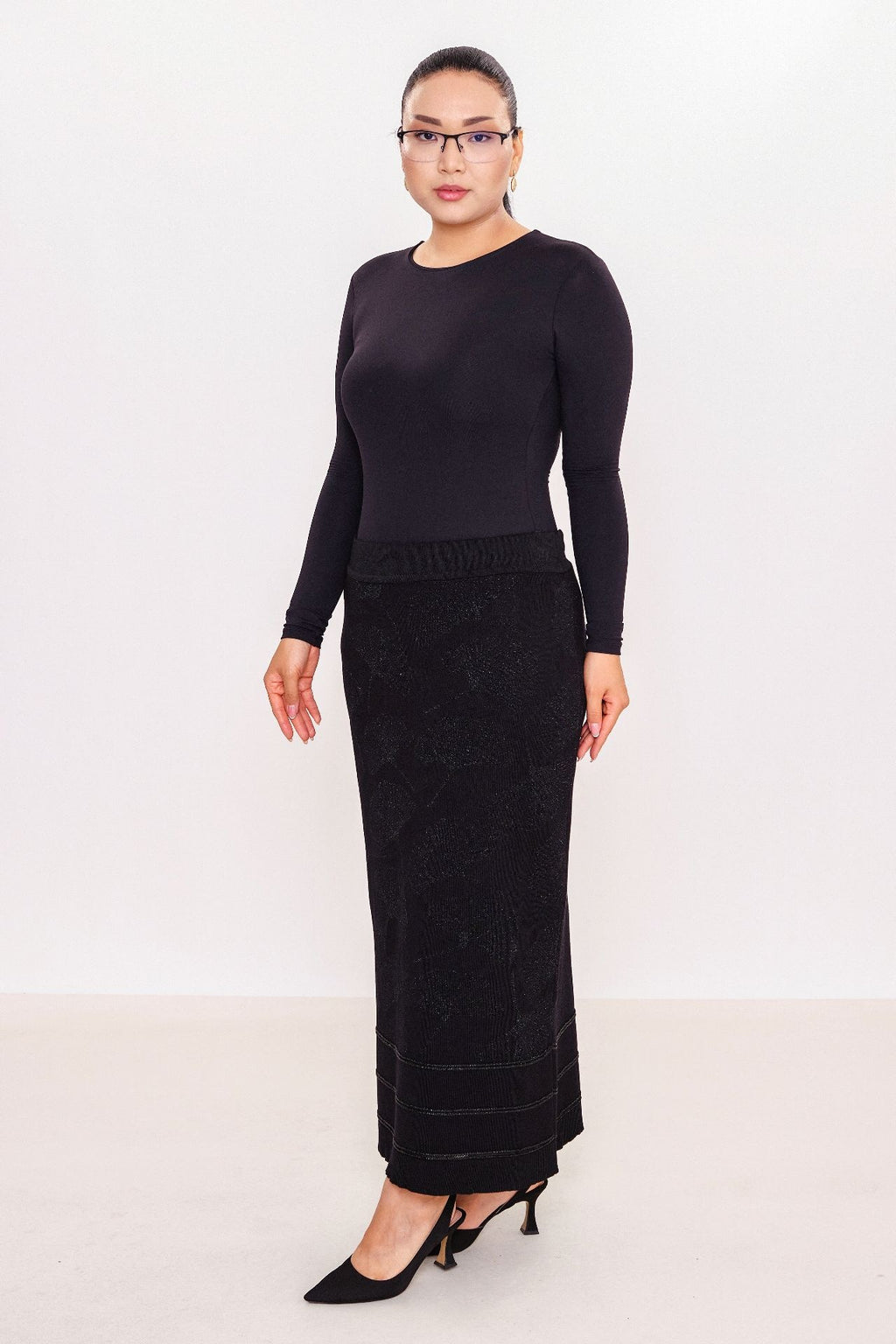 Desender - Plus Size Skirt Knitwear (DES27K5668)