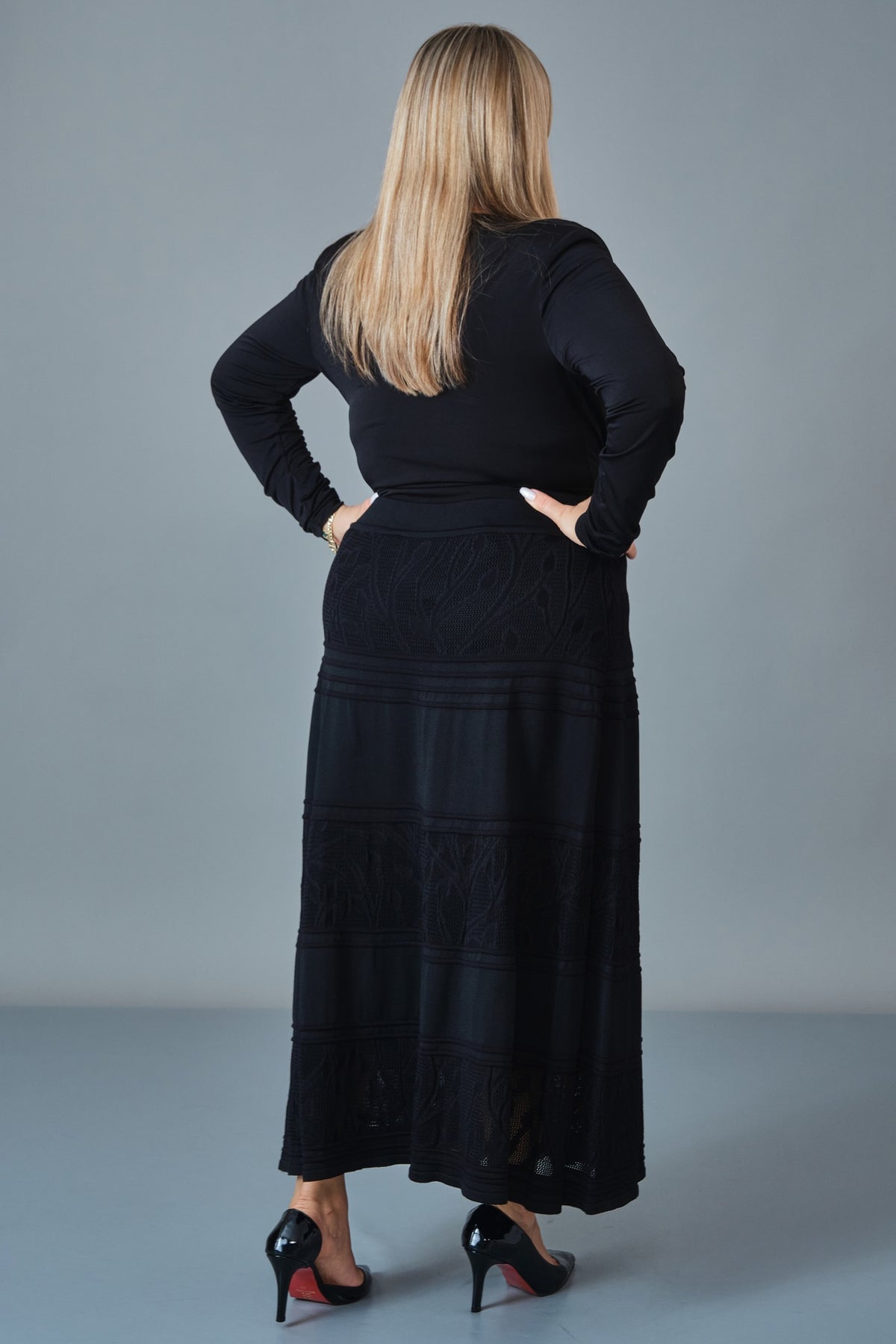 Desender - Plus Size Skirt Knitwear (DES27K5607)