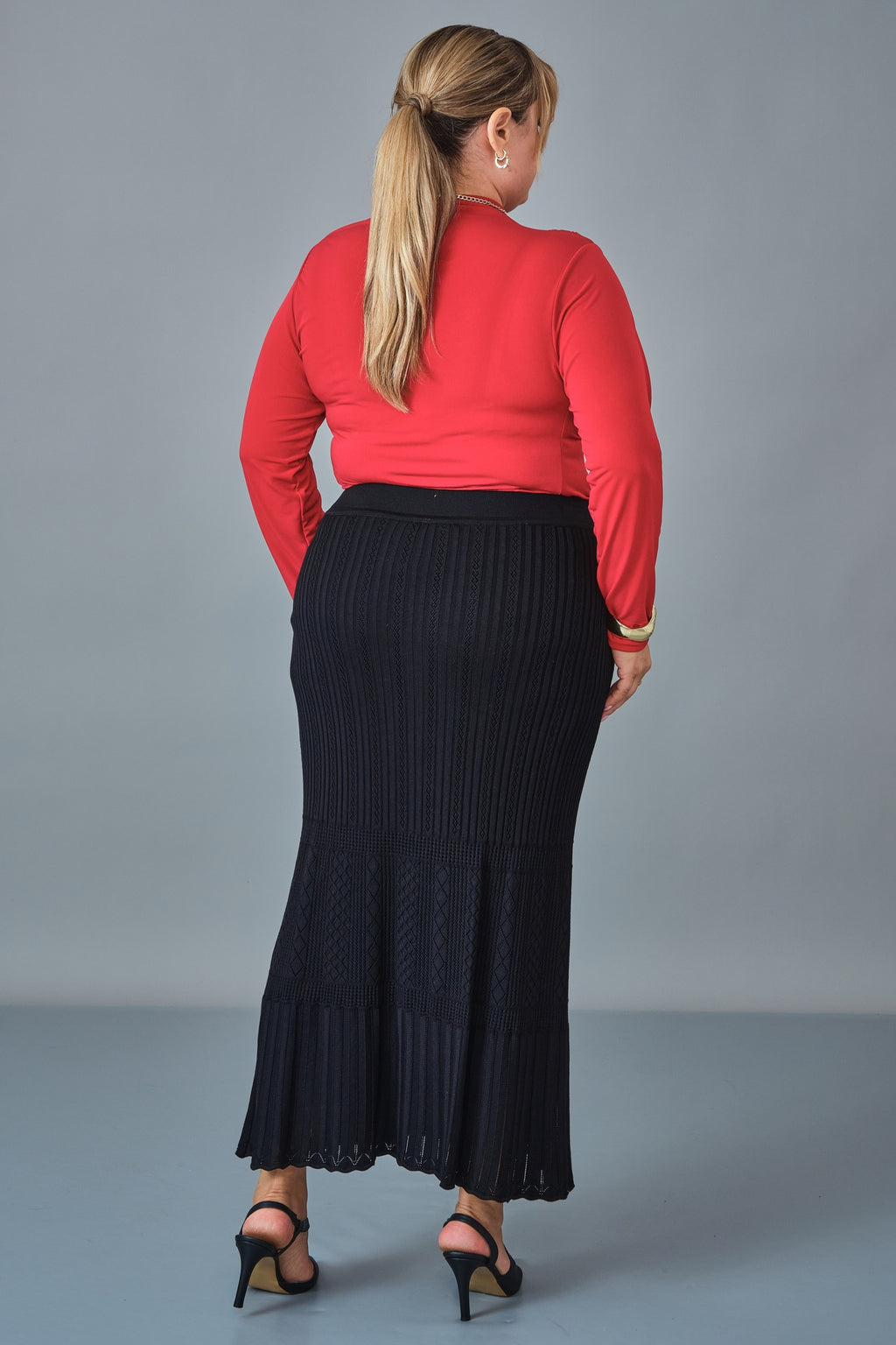Desender - Plus Size Skirt Knitwear (DES27K5614)