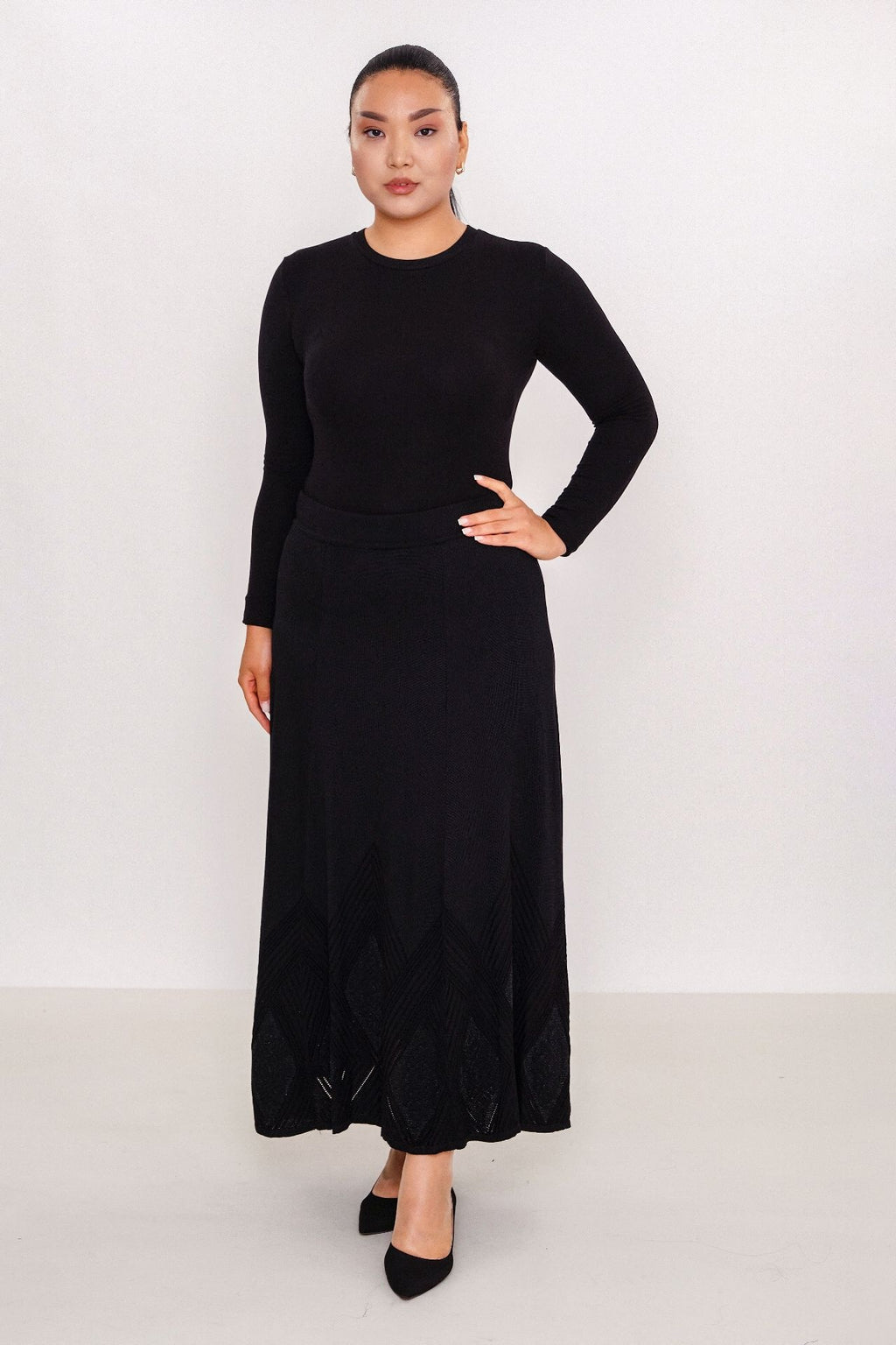 Desender - Plus Size Skirt Knitwear (DES27K5617)
