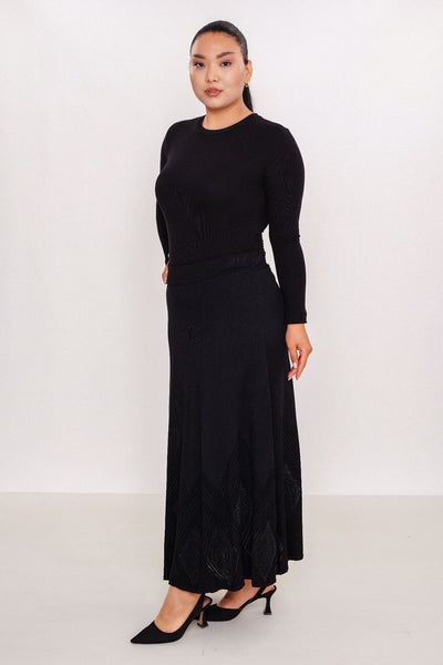 Desender - Plus Size Skirt Knitwear (DES27K5617)
