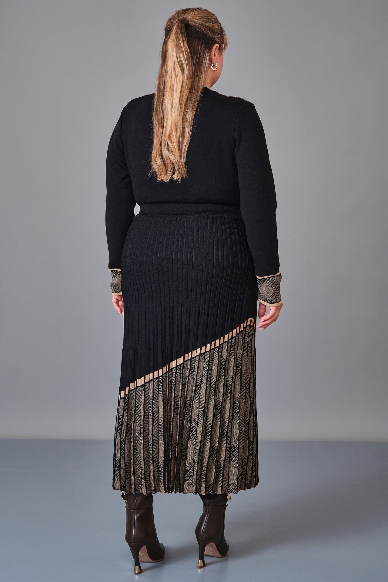 Desender - Plus Size Skirt Knitwear (DES27K5567) - 8690200228841