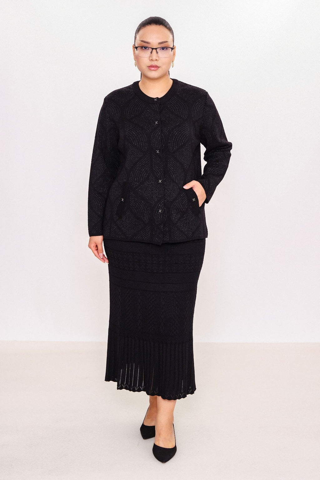 Desender - Plus Size Cardigan (DES27K43121)