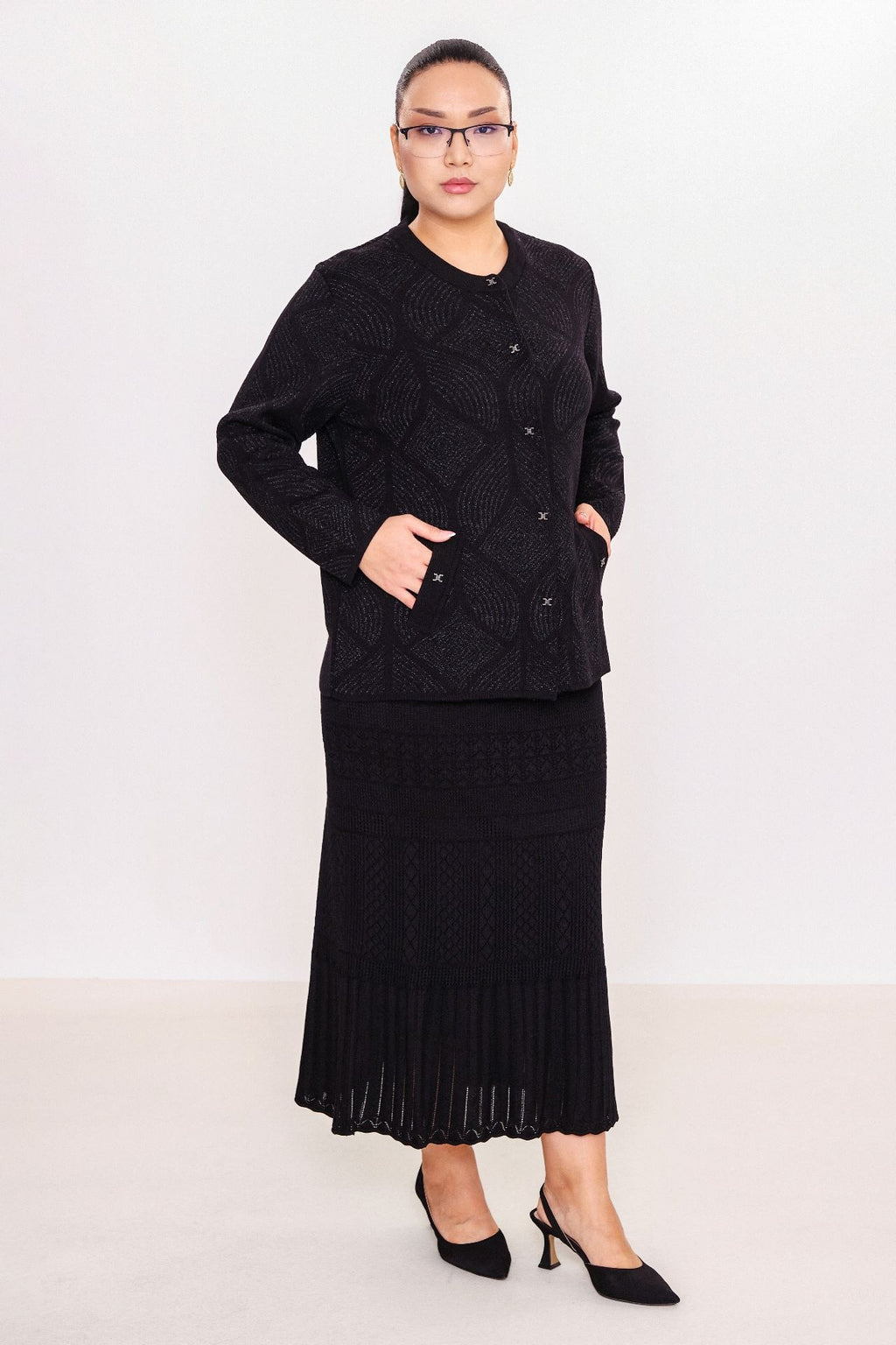 Desender - Plus Size Cardigan (DES27K43121)