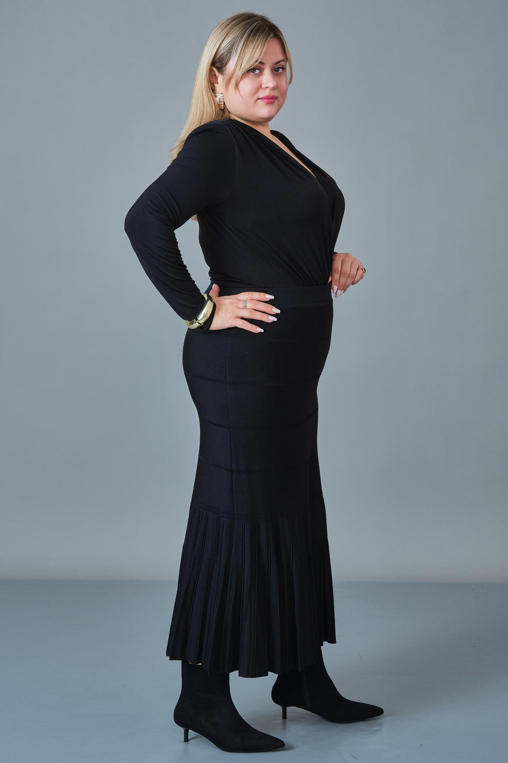 Desender - Plus Size Skirt Knitwear (DES27K5613)