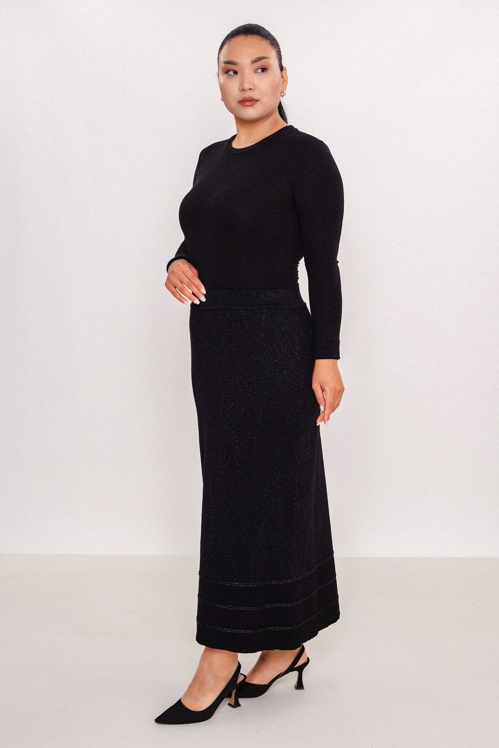 Desender - Plus Size Skirt Knitwear (DES27K5667)