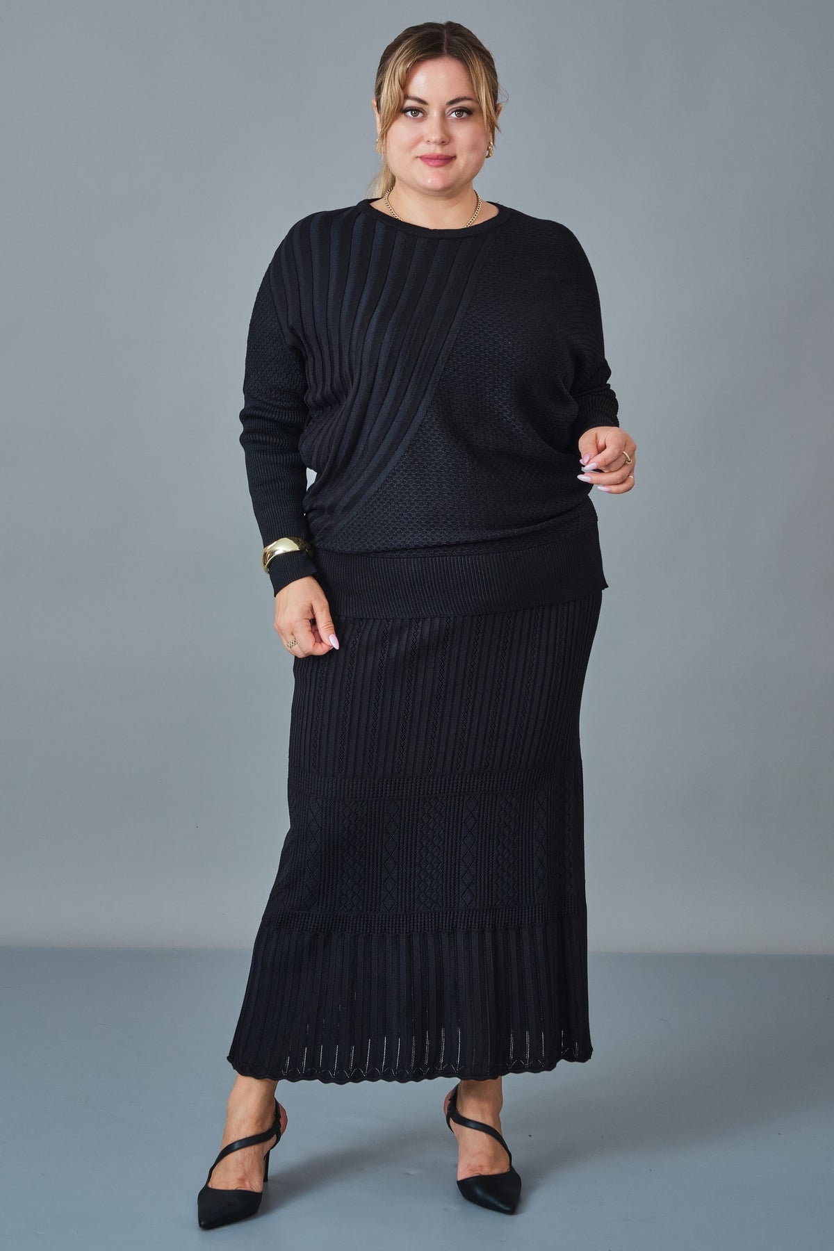 Desender - Plus Size Cardigan (DES27K3590)