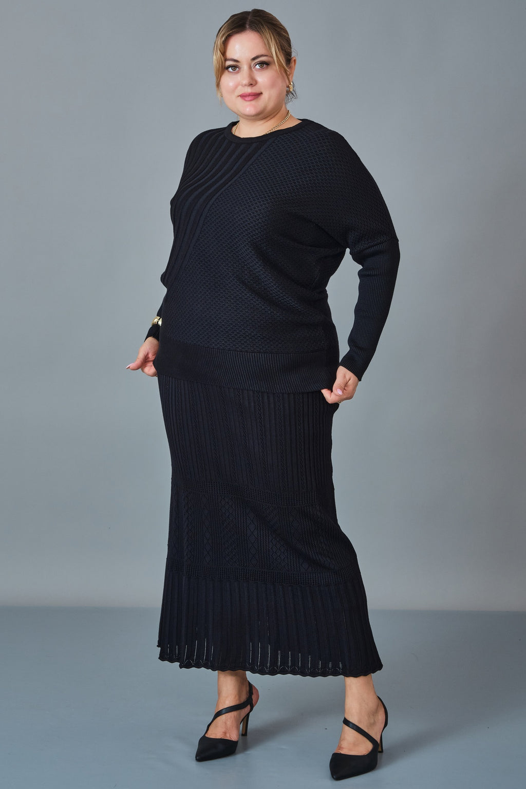 Desender - Plus Size Cardigan (DES27K3590)