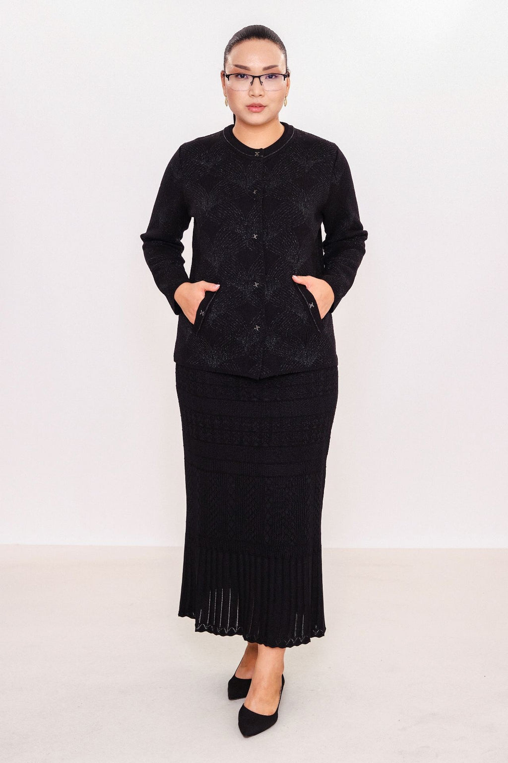 Desender - Plus Size Cardigan (DES27K43100)