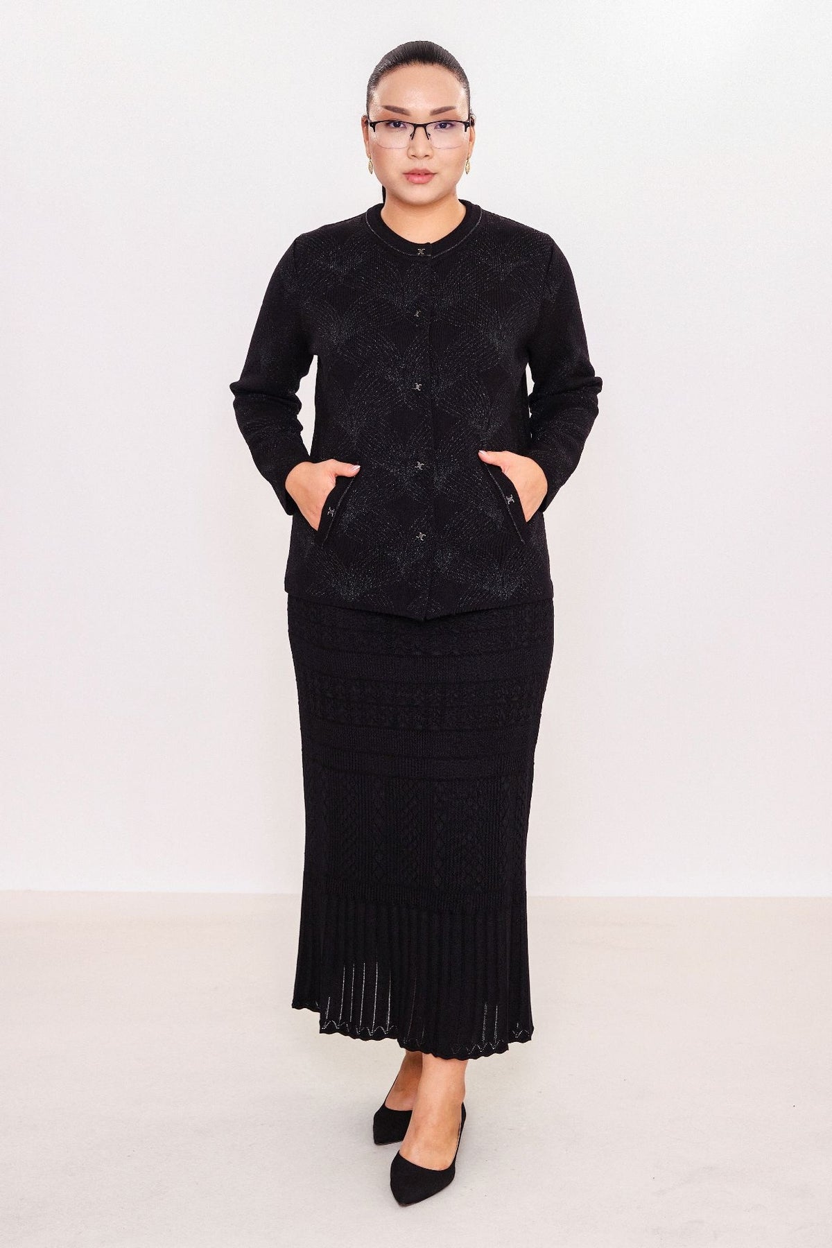 Desender - Plus Size Cardigan (DES27K43100)