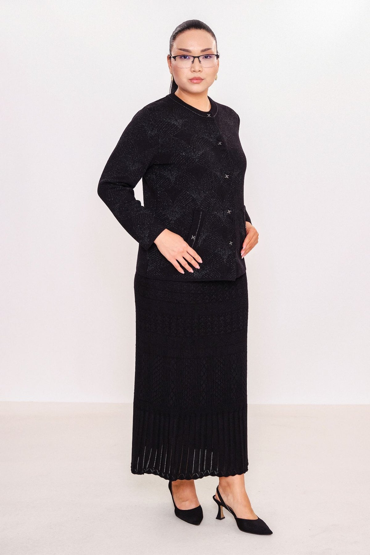 Desender - Plus Size Cardigan (DES27K43100)