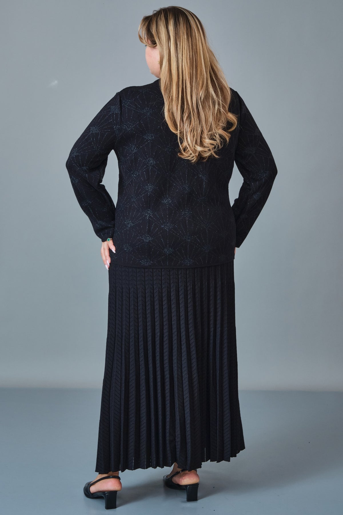 Desender - Plus Size Cardigan (DES27K43107) - 8690200228995