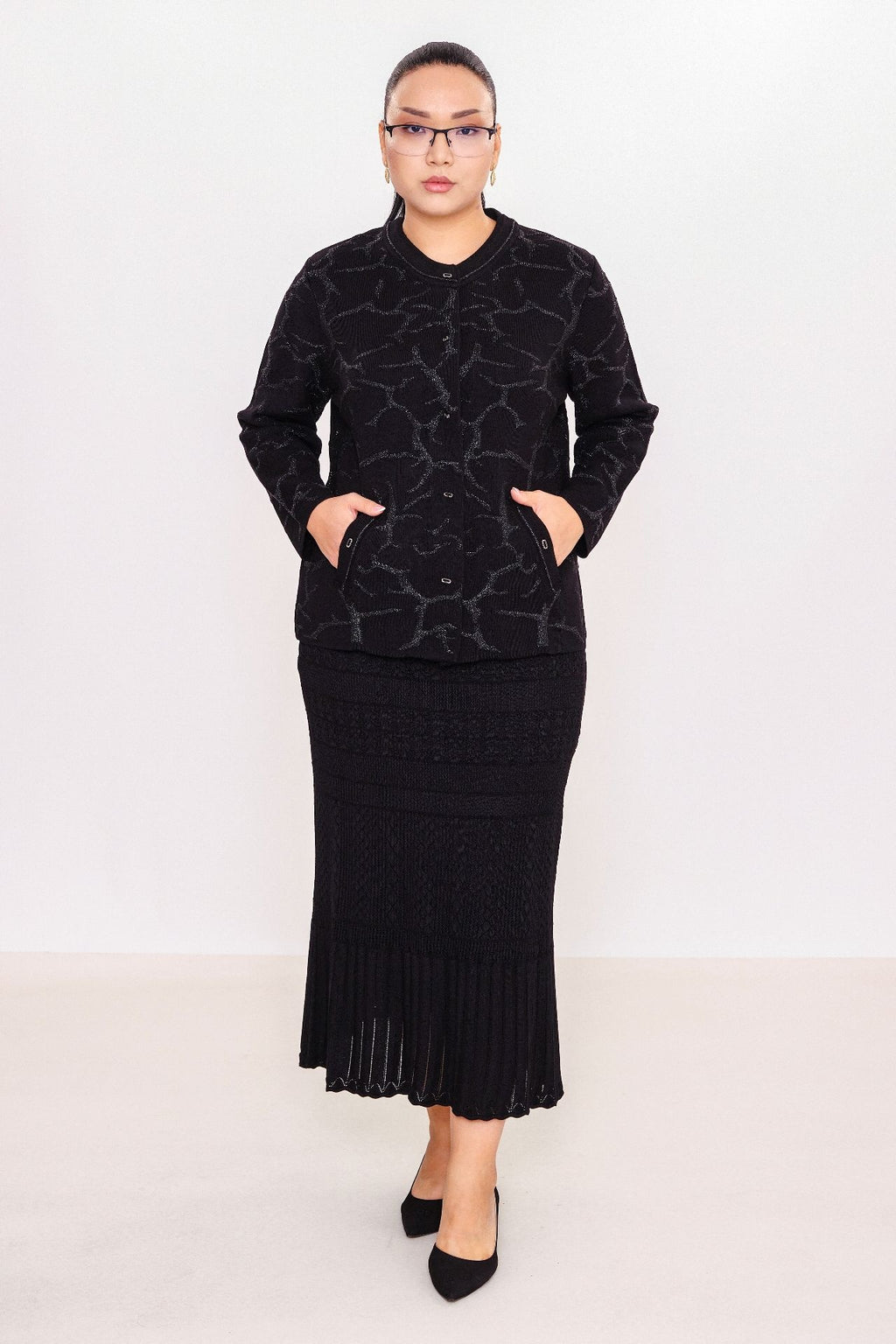 Desender - Plus Size Cardigan (DES27K43124)