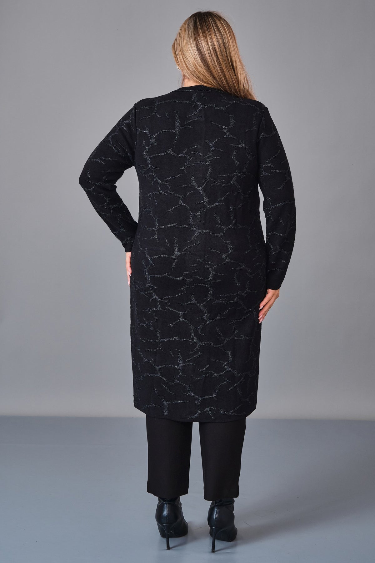 Desender - Plus Size Cardigan (DES27K43314) - 8690200229060