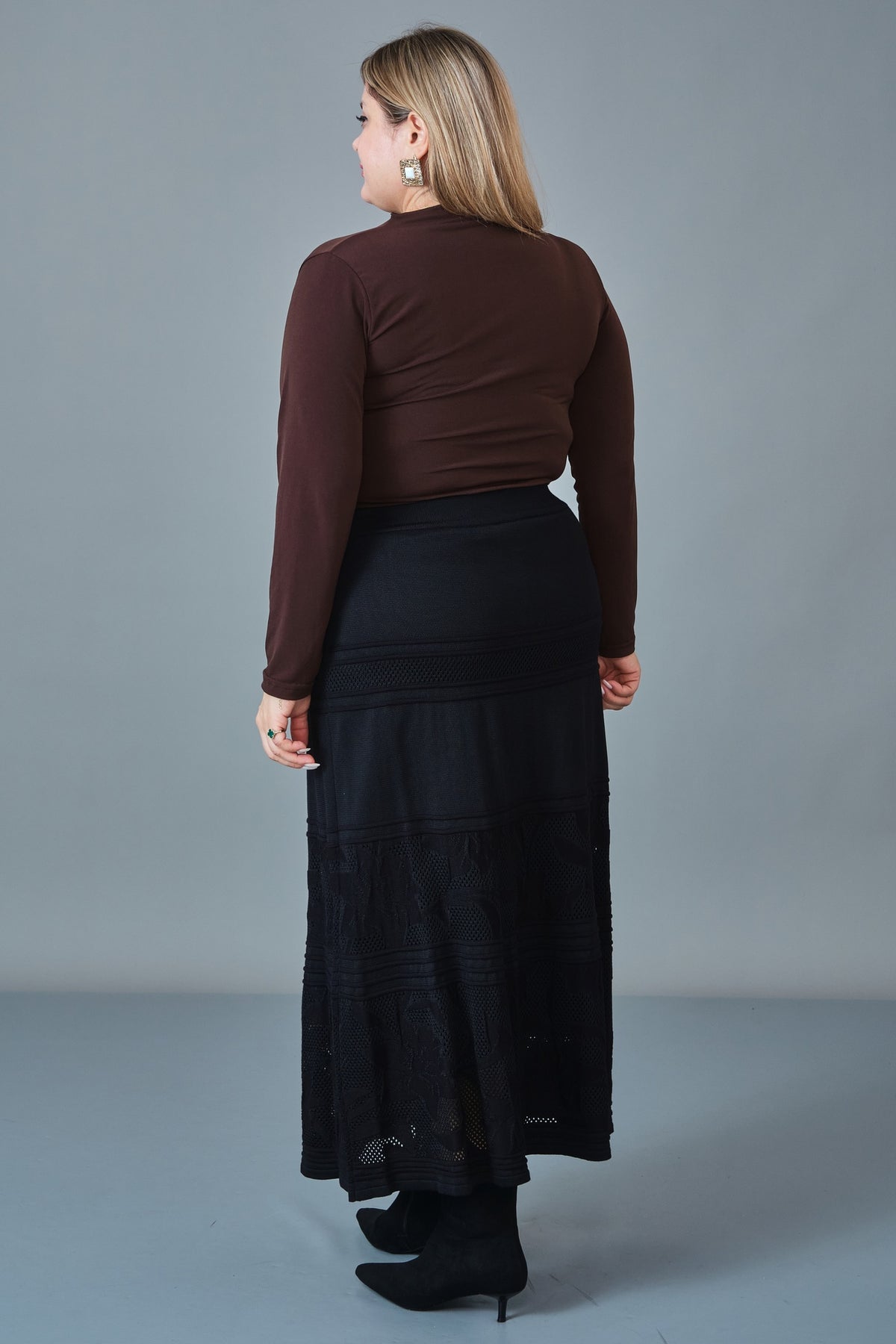 Desender - Plus Size Skirt Knitwear (DES27K5633)