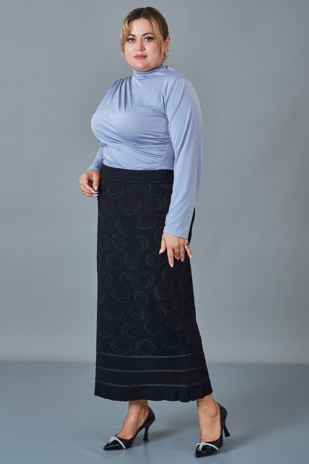 Desender - Plus Size Skirt Knitwear (DES27K5663)
