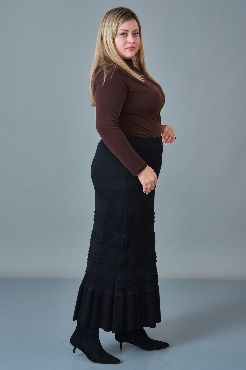 Desender - Plus Size Skirt Knitwear (DES27K5621)