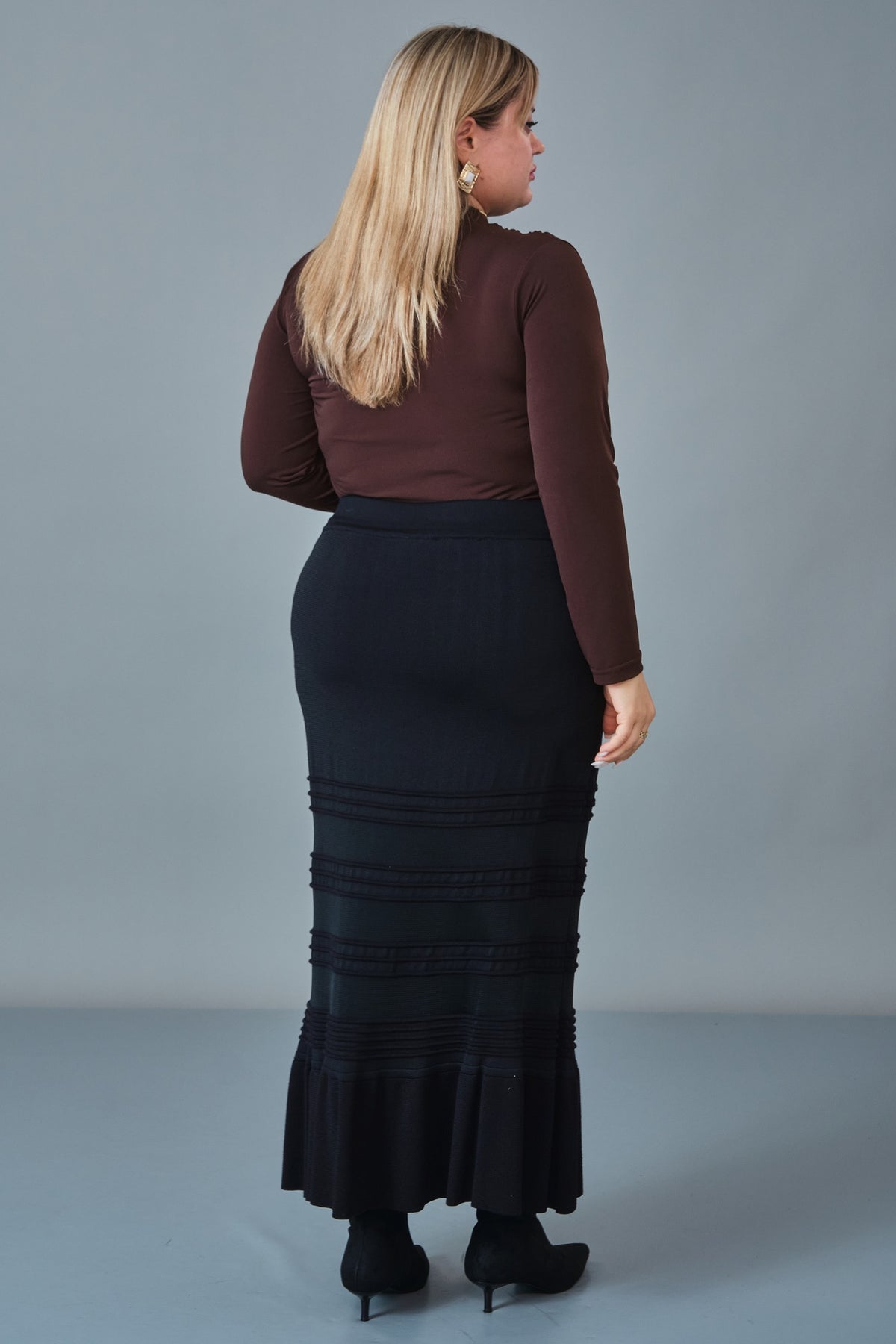 Desender - Plus Size Skirt Knitwear (DES27K5621)