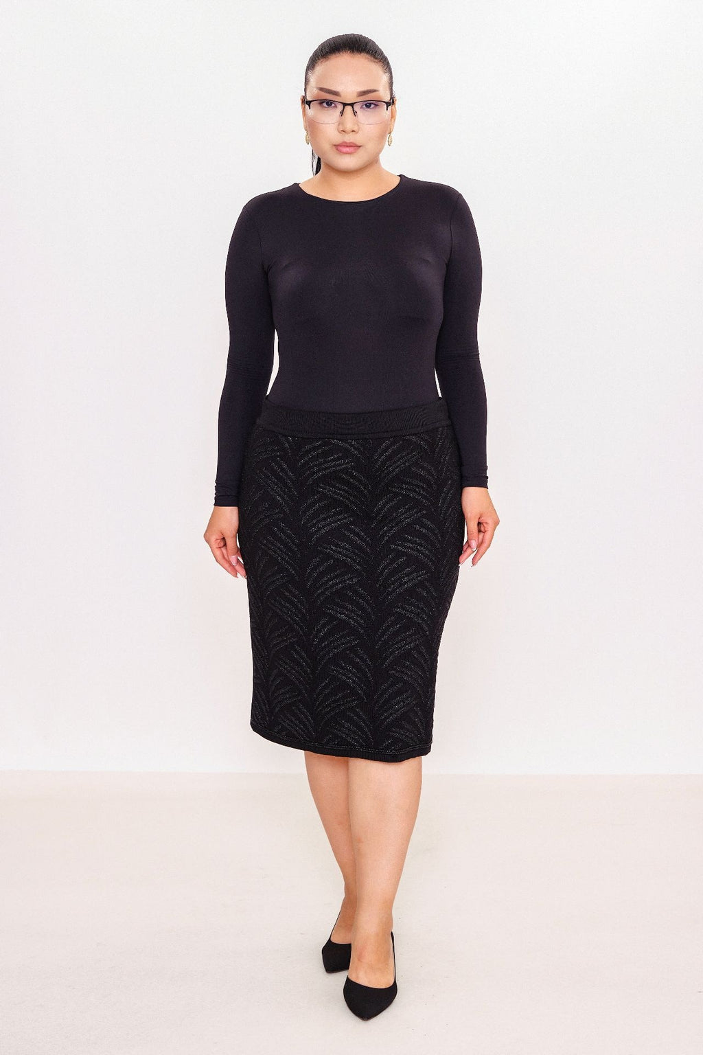 Desender - Plus Size Skirt Knitwear (DES27K5644)