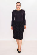 Desender - Plus Size Skirt Knitwear (DES27K5644)