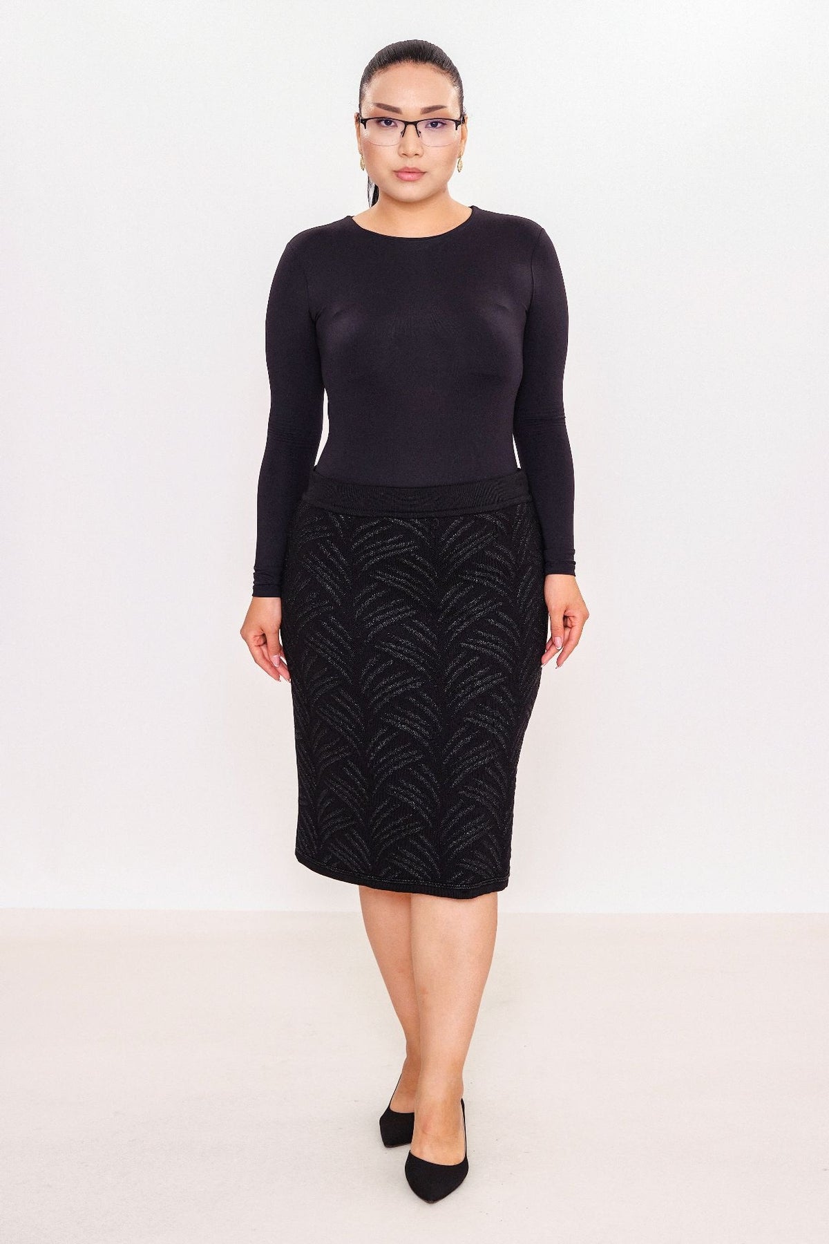 Desender - Plus Size Skirt Knitwear (DES27K5644)