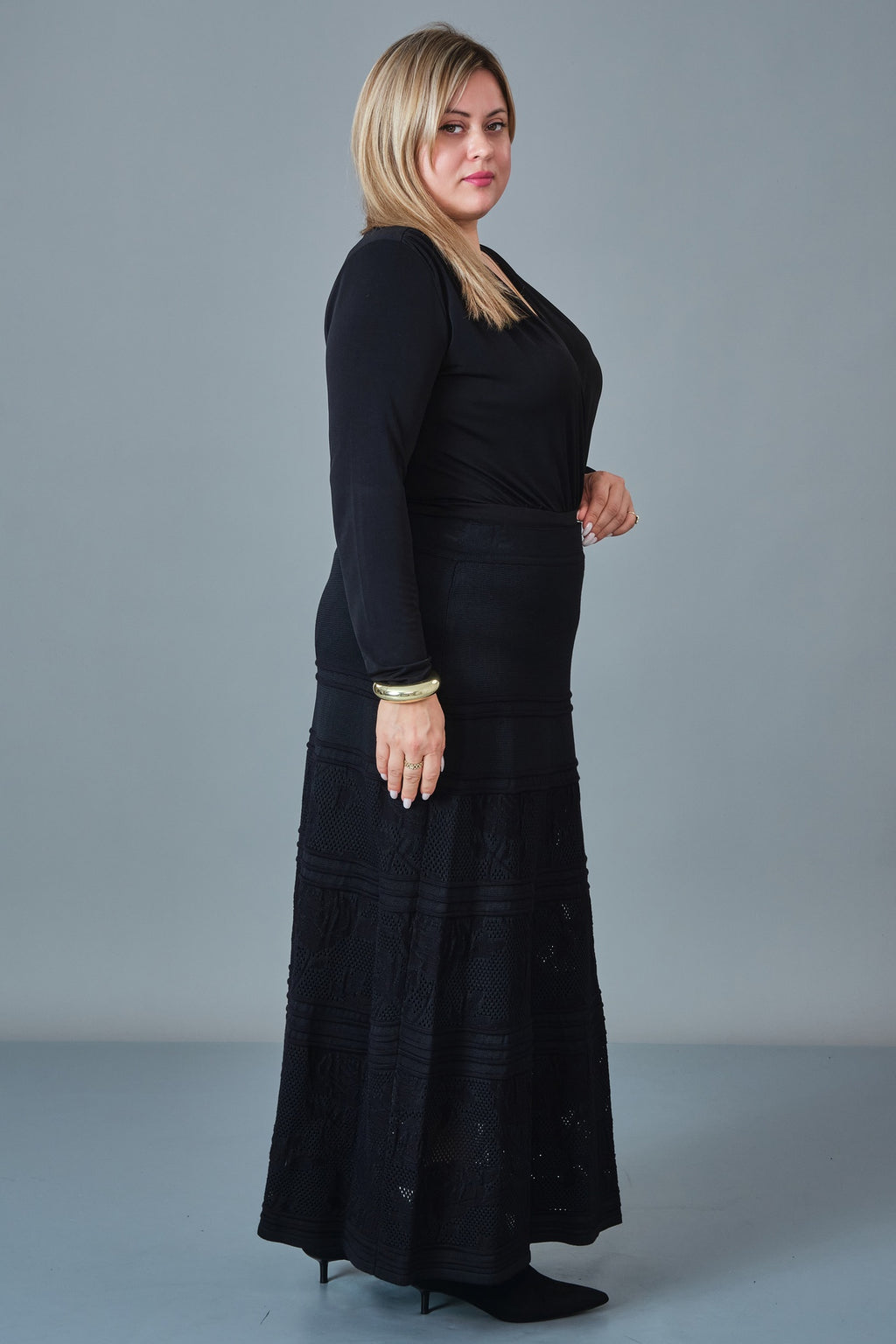 Desender - Plus Size Skirt Knitwear (DES27K5608)