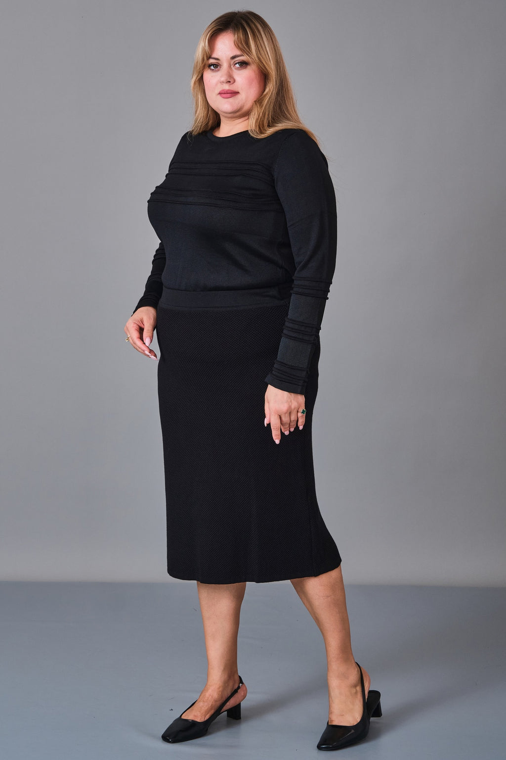 Desender - Plus Size Skirt Knitwear (DES27K5611) - 8690200229213