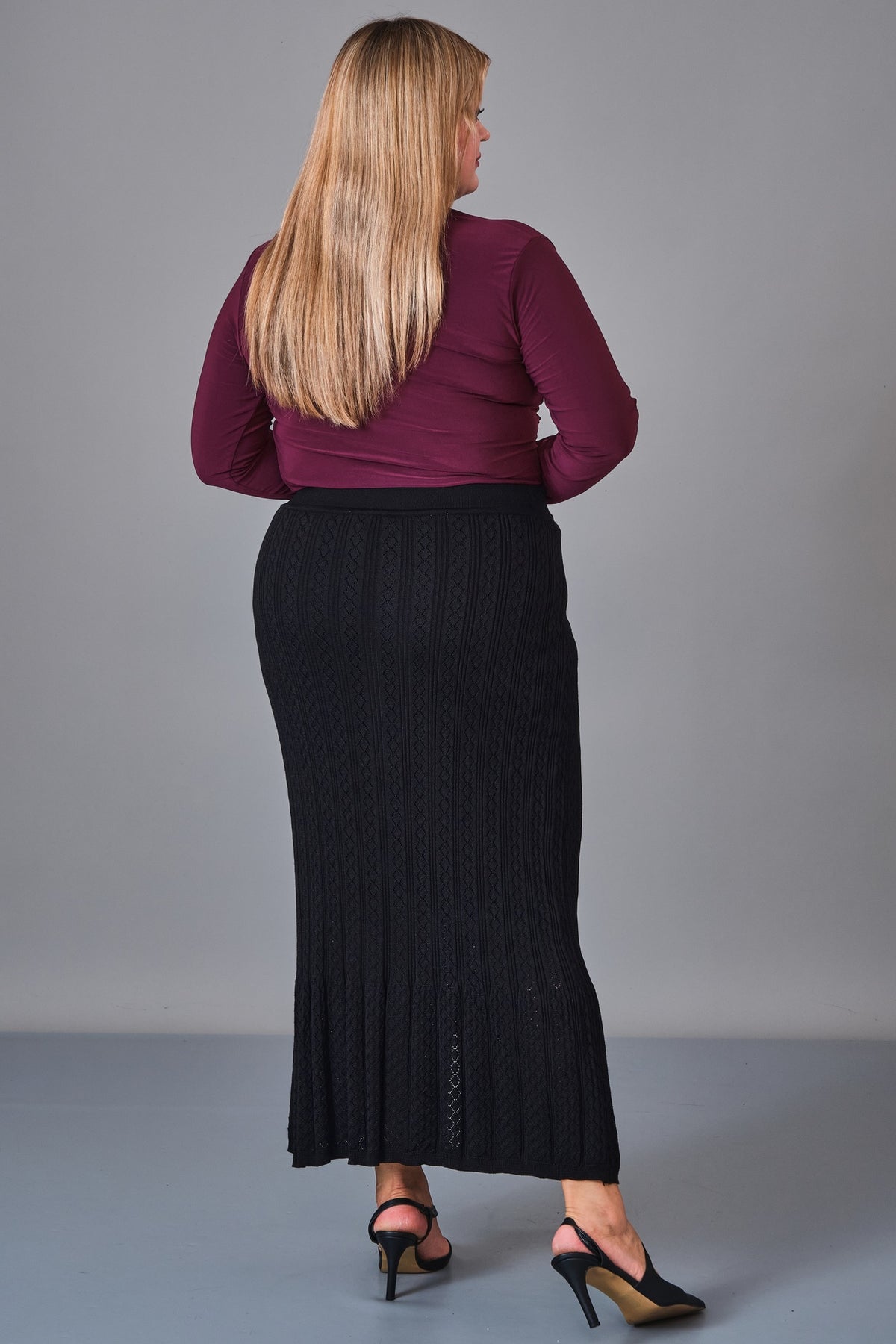 Desender - Plus Size Skirt Knitwear (DES27K5632) - 8690200229220